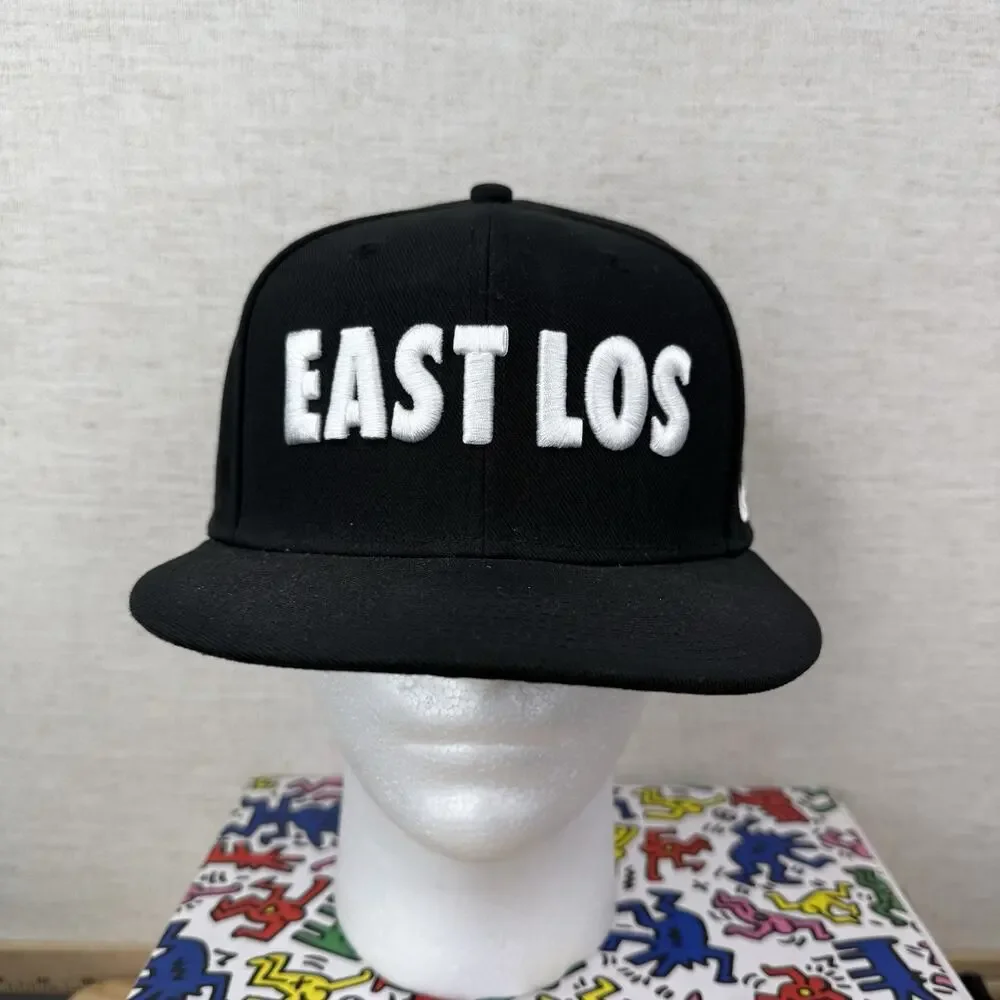Nike Pro Black Snapback Hat EAST LOS True Size LA Los Angeles